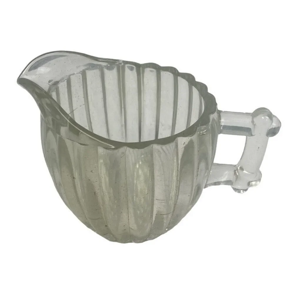 Vintage clear glass